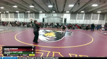 125 lbs Cons. Round 2 - Haven Durrant, Loveland vs Michaela Van`t Land, Coronado