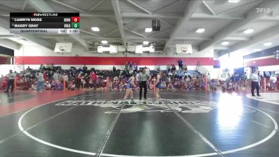 Girls 107 lbs Quarterfinal - Camryn Moss, Durham Girls vs Maddy Gray, Orland Girls