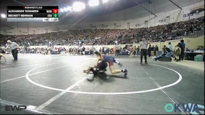 100 lbs Round Of 16 - Alexander Tessneer, Norman Grappling Club vs Beckett Newman, Enid Youth Wrestling Club