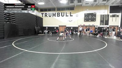 106 lbs Quarterfinal - Jeremiah Hernandez, Southington vs Oscar Rodriquez, Trumbull