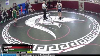 132 lbs Cons. Round 1 - Aden Arista, Lakeside vs Cole Hirni, Spring Valley