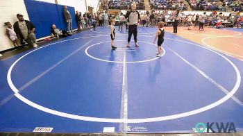 43 lbs Round Of 32 - Jaxon Ditmore, Dark Cloud Wrestling Club vs Greyson Durant, Locust Grove Youth Wrestling