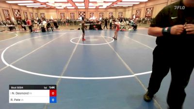 83 lbs Round Of 16 - Noah Desmond, Pa vs Rei Pate, Va