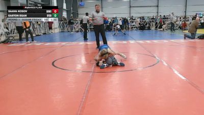 72 lbs Round 1 - 9:00am Friday - Easton Egan, Backyard Brawlers vs Saava Kosov, Great Neck W.C.