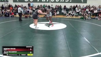 285 lbs Semifinal - Kesean Pryor, Dora vs Silas Mccarthy, Brooks