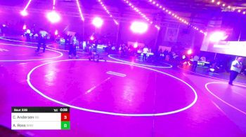 65 lbs Consi Of 4 - Colson Andersen, Big Game WC vs Anakin Ross, Greenwave Youth WC