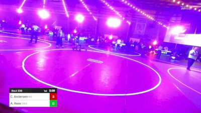 65 lbs Consi Of 4 - Colson Andersen, Big Game WC vs Anakin Ross, Greenwave Youth WC