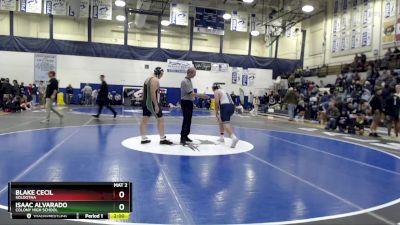 285 lbs Quarterfinal - Blake Cecil, Soldotna vs Isaac Alvarado, Colony High School