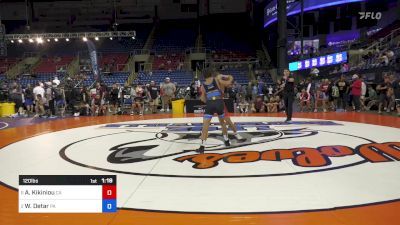 120 lbs Semis - Arseni Kikiniou, CA vs Will Detar, PA