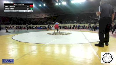 175 lbs Semifinal - Ashtyn Gilkey, Collinsville Junior High vs Emily Smith, Little Axe Takedown Club