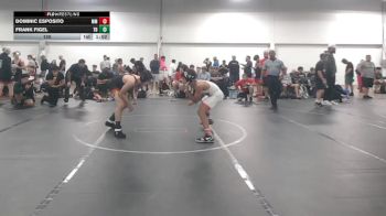 120 lbs Round 3 (4 Team) - Dominic Esposito, Maryland Mallets vs Frank Figel, Team Darkhorse