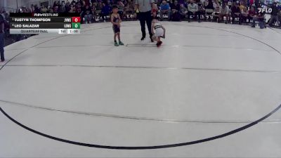 20 lbs Quarterfinal - Tustyn Thompson, Jr. Viking Wrestling Club vs Leo Salazar, Lincoln Squires Wrestling Club