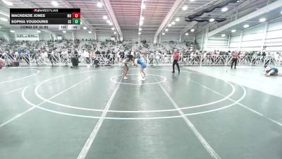 132 lbs Consi Of 32 #2 - Mackenzie Jones, MD vs Sophia Voudouris, SC