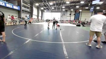 60 lbs Rr Rnd 3 - Beckham Gerber, Indiana Outlaws Red vs Ryker Johnson, Team Gotcha Blue