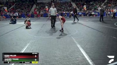 70 lbs Cons. Round 2 - Xaeden Young, OZ Trojans vs Koen Miller, Norton