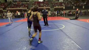 90 lbs Champ. Round 1 - Blake Hodgskiss, Choteau Wrestling vs Noah Wheatley, Deer Lodge Wrestling