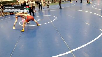 144 lbs Cons. Round 5 - Kaden Bohnenblust, Clearwater Youth Wrestling vs Jatin Weigel, Norton Wrestling Club