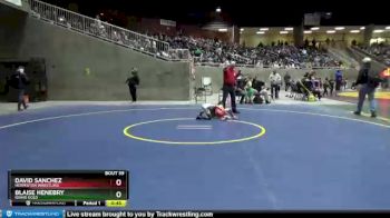 49 lbs Champ. Round 1 - David Sanchez, Hermiston Wrestling vs Blaise Henebry, Idaho Gold