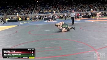 D4-165 lbs Cons. Round 2 - Easten Cook, Muskegon Catholic Central HS vs Bradon Walstrom, Iron Mountain HS