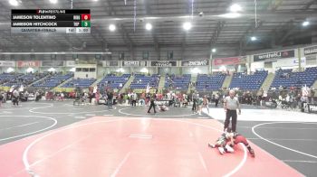 61 lbs Quarterfinal - Jameson Tolentino, Ridge WC vs Jameson Hitchcock, Top Notch