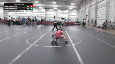 64-68 lbs 3rd Place Match - Harper Weaver, AISIG vs Maeve Fernald, Smitty`s Barn