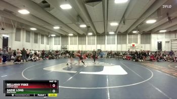 135 lbs Cons. Round 3 - BellaRay Fiske, Castle View vs Saidie Long, Berthoud