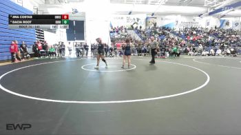 145 lbs Champ. Round 1 - Jina Costas, Olathe West vs Dacia Root, Derby