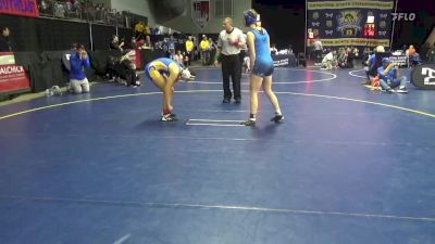 135 lbs Consy 2 - Milly Williams, Canon-McMillan vs Kasey Kophazy, United