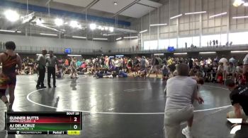 120 lbs Semis & 3rd Wb (16 Team) - AJ DeLacruz, Team Palmetto vs Gunner Butts, Indiana Outlaws