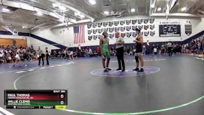 175 lbs Cons. Round 2 - Willie Clemis, Bedford High School vs Paul Thomas, Medina Highland (B), OH