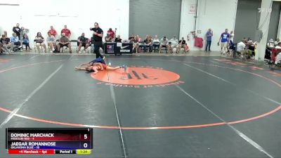 92 lbs 4th Wrestleback (16 Team) - Dominic Marchack, Missouri Red vs Jaegar RomanNose, Oklahoma Blue