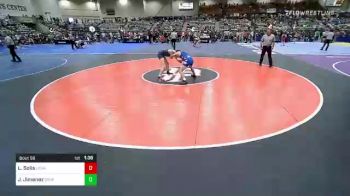 120 lbs Consi Of 8 #1 - Luis Solis, Legacy Wrestling vs Jordin Jimenez, Southwest Washington Wrestling Club