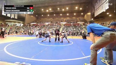 100 lbs Quarterfinal - Nolan Lewis, Paris Wrestling Club vs Grant McKinnon, Saints Wrestling Club