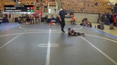 47 lbs Cons. Semi - Nico Lackey, Donahue Wrestling Academy vs Gabriella Murphy, Springboro