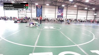 120 lbs Consi Of 32 #1 - Colton Hepp, VA vs Marcus Foulk, SC