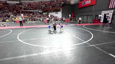 45 lbs Cons. Round 4 - Teige Emslie, Viroqua vs Rawson Waldera, Blair Taylor Youth Wrestling