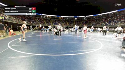 132 lbs Round Of 32 - Ayden Soler, Claysburg-Kimmel vs Brock Holmes, North Schuylkill