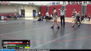 195 lbs 3rd Place Match - Tyler Sagapolu, Century vs James Rolla Camden Roofener, Glencoe