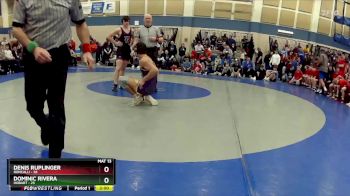 157 lbs Placement (16 Team) - Dominic Rivera, Hobart vs Denis Ruplinger, Roncalli