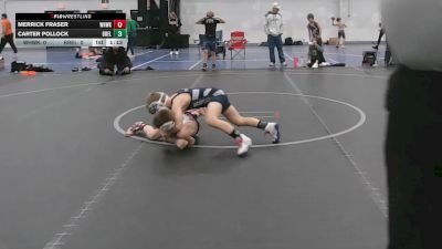 72 lbs Round 5 (6 Team) - Carter Pollock, Brawler Elite vs Merrick Fraser, Warhawks