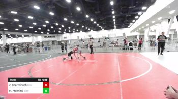 116 lbs 5th Place - Zachary Scarminach, Grindhouse WC vs Max Mannino, Gold Rush Wrestling