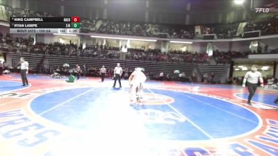 150-2A 3rd Place Match - Ryan Lampe, East Jackson HS vs King Campbell, Hart County