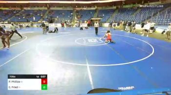 113 lbs Consi Of 8 #2 - Pearce Phillips, North Carolina vs Christian Fried, Pennsylvania