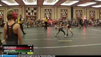 60 lbs Round 1 (6 Team) - Javier Flores, Olympia National Team vs Lucas Huntley, Steel Valley Silver