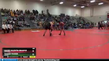 285 lbs Cons. Semi - Xavier Valentin-Bradford, Centaurus vs Tanner Musser, Meeker