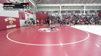 106 lbs Quarterfinal - Cooper Combs, Christian Brothers vs Will Hughes, Athens Christian