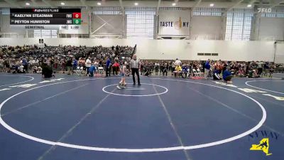 62 lbs Semifinal - Peyton Humiston, Journeymen Wrestling Club vs Kaelynn Steadman, Franklinville Wrestling Club