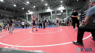 119 lbs Rr Rnd 2 - Hunter Caughlin, Cleveland Takedown vs Sean Anderson, Mannford Pirate Youth Wrestling