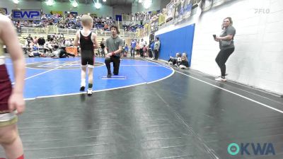 43 lbs Consi Of 8 #2 - Kannon Gibbens, Rough Riders vs Case Combs, Cowboy Wrestling Club