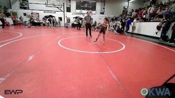 52-55 lbs Rr Rnd 1 - Laylen Parish, Wagoner Takedown Club vs Aspen Shelton, Team Tulsa Wrestling Club